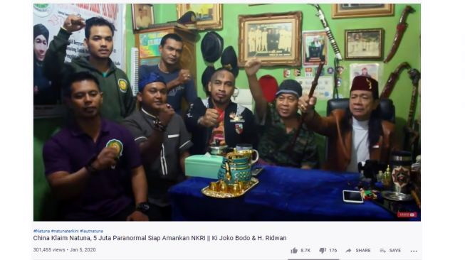 Konflik Natuna, 5 Juta Dukun Tanah Air Siap Turun Gunung Perang Lawan China