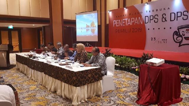 KPU dan Parpol Rapat Pleno Bahas DPS Pemilu 2019