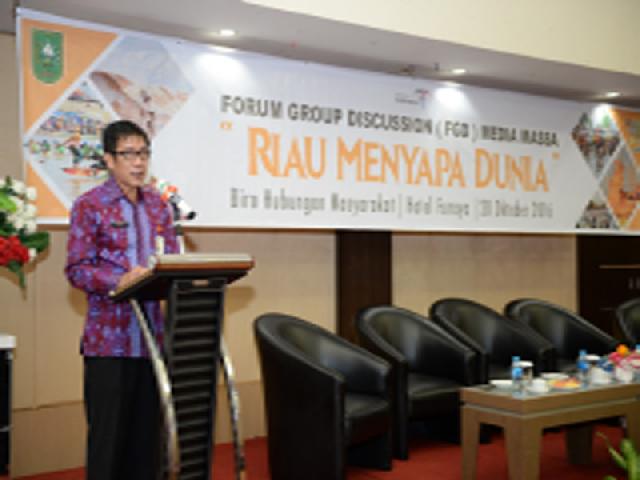 Biro Humas Setdaprov Riau Gelar  FGD 