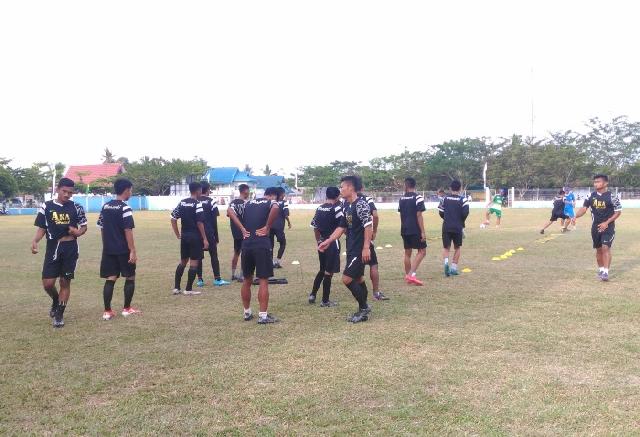 Kontingen Bola Kaki Gelar Latihan Jelang Laga Perdana pada Porprov Riau IX
