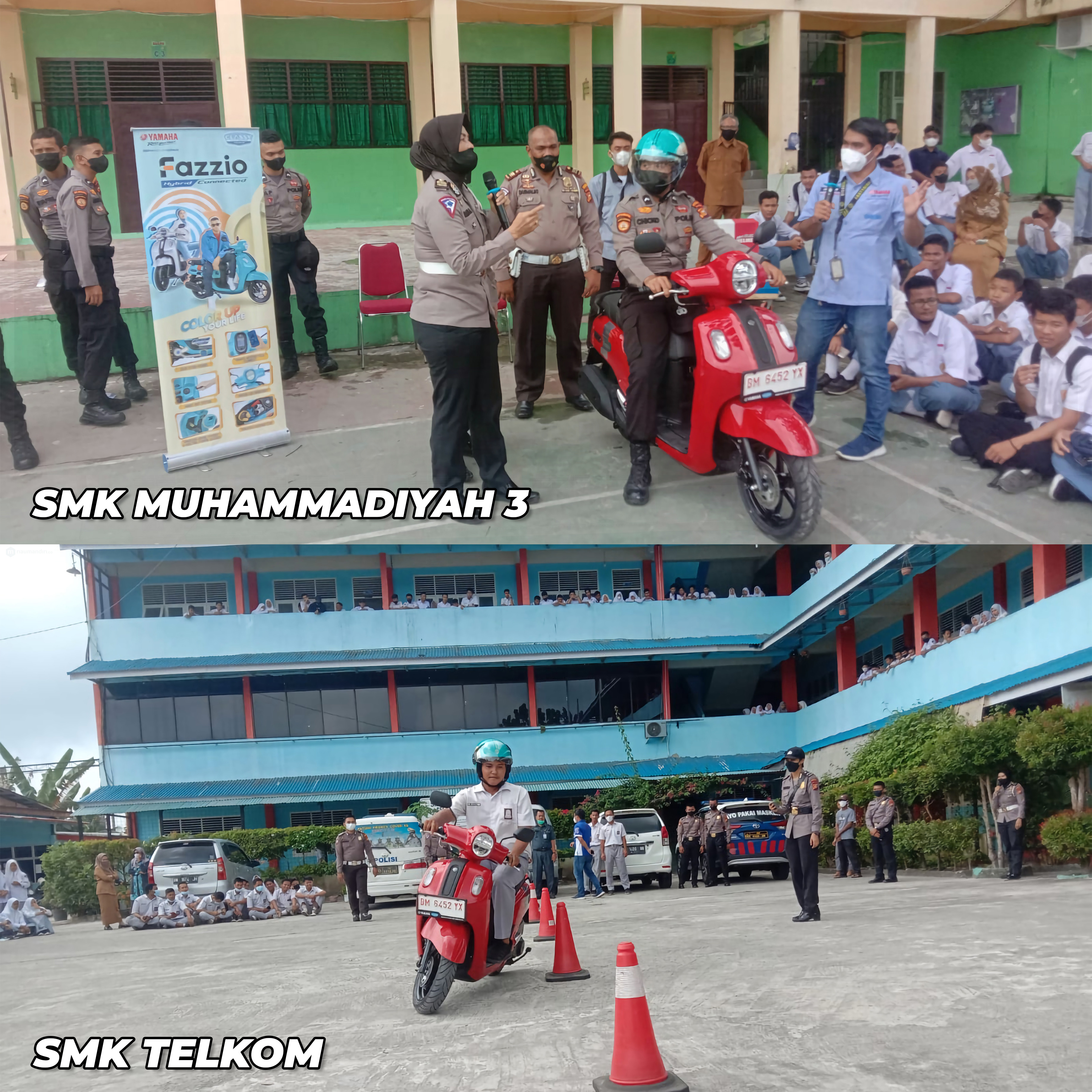 Ajak Pelajar Tertib Lalin, PT. Alfa Scorpii Gelar Safety Riding