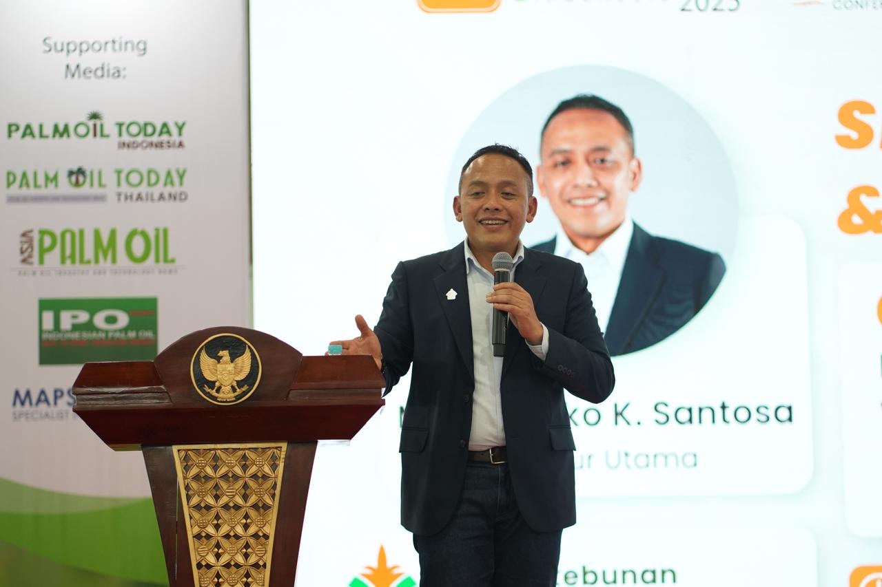 Dirut Jatmiko Berbagi Kunci Transformasi PalmCo di Palmex Internasional 2025