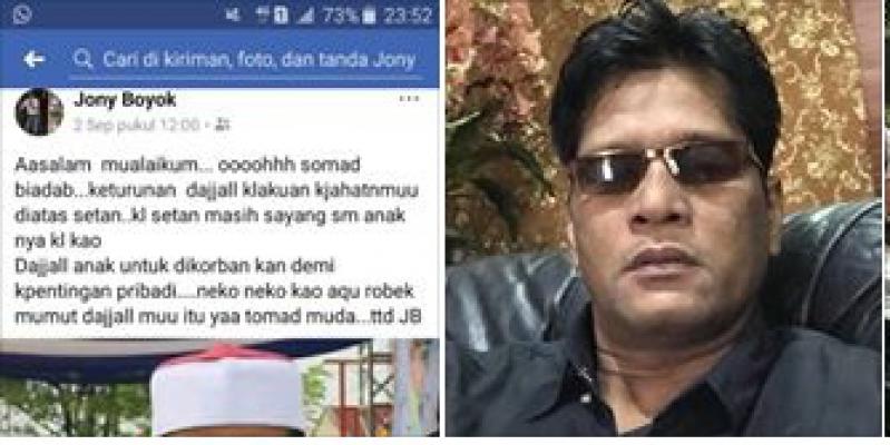 Dugaan Penghinaan UAS di Facebook, Polda Riau Limpahkan Berkas Jony Boyok ke Jaksa