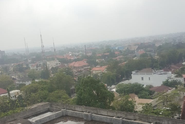 Jarak Pandang di Pekanbaru Hanya 4 Km, Kata BMKG Bukan Karena Kabut Asap