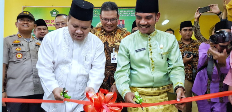 Kantor Kas Syariah Bank Riau Kepri Dibuka di Kemenag Meranti