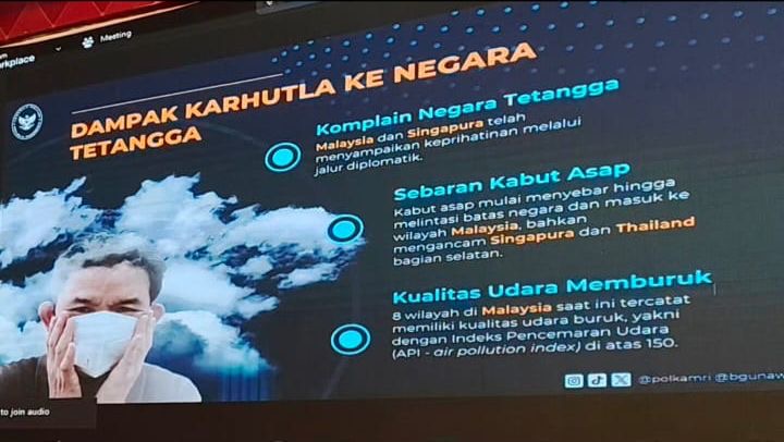 Menkopolkam Budi Gunawan: Kabut Asap Mulai Menyebar Batas Negara