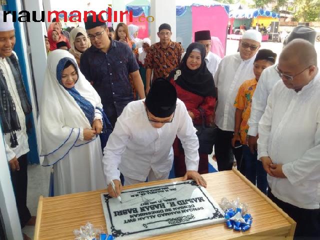 Masjid Hasan Basri Diresmikan, Mampu Tampung 500 Jemaah