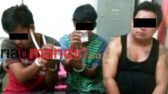 Tiga Pengedar Sabu-Sabu di Kampar Kiri Dibekuk