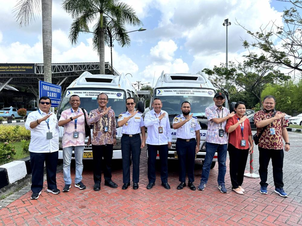 Trayek Pemadu Moda Bandara SSK II Pekanbaru-Terminal Bangkinang Dibuka, Ini Jadwal Pelayannya