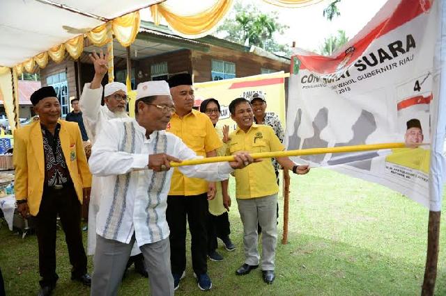 Cagub Nomor 4 Inginkan Ada 50 Bank Desa Syariah di Riau