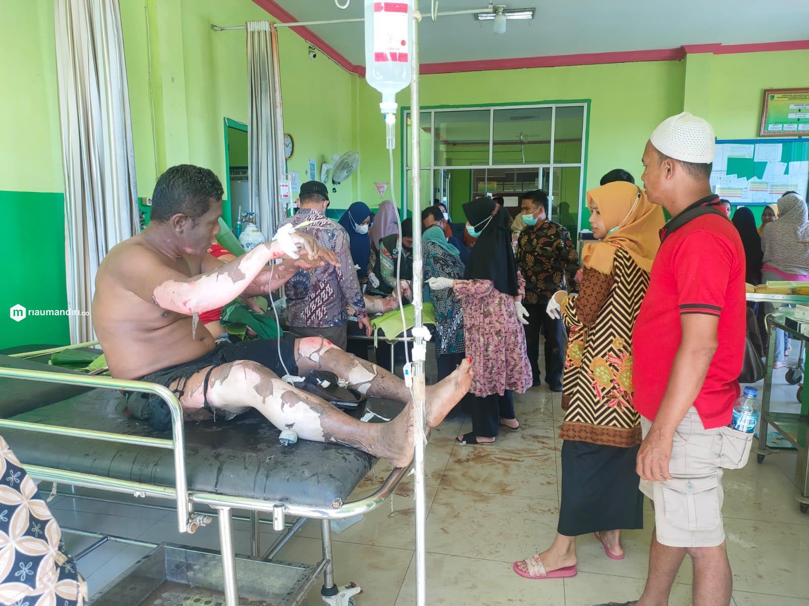 Tragedi Angkot Terbakar di Depan Puskesmas Bangko Jaya, 9 Penumpang Luka Bakar Berat