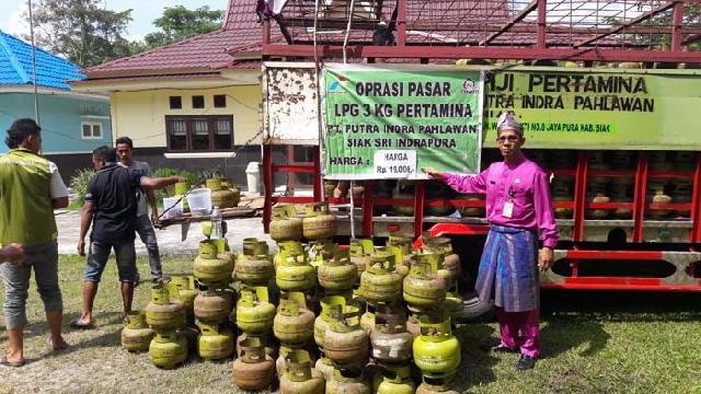 Warga Keluhkan Gas 3 Kg Langka, Ini Jadwal Operasi Pasar di Siak