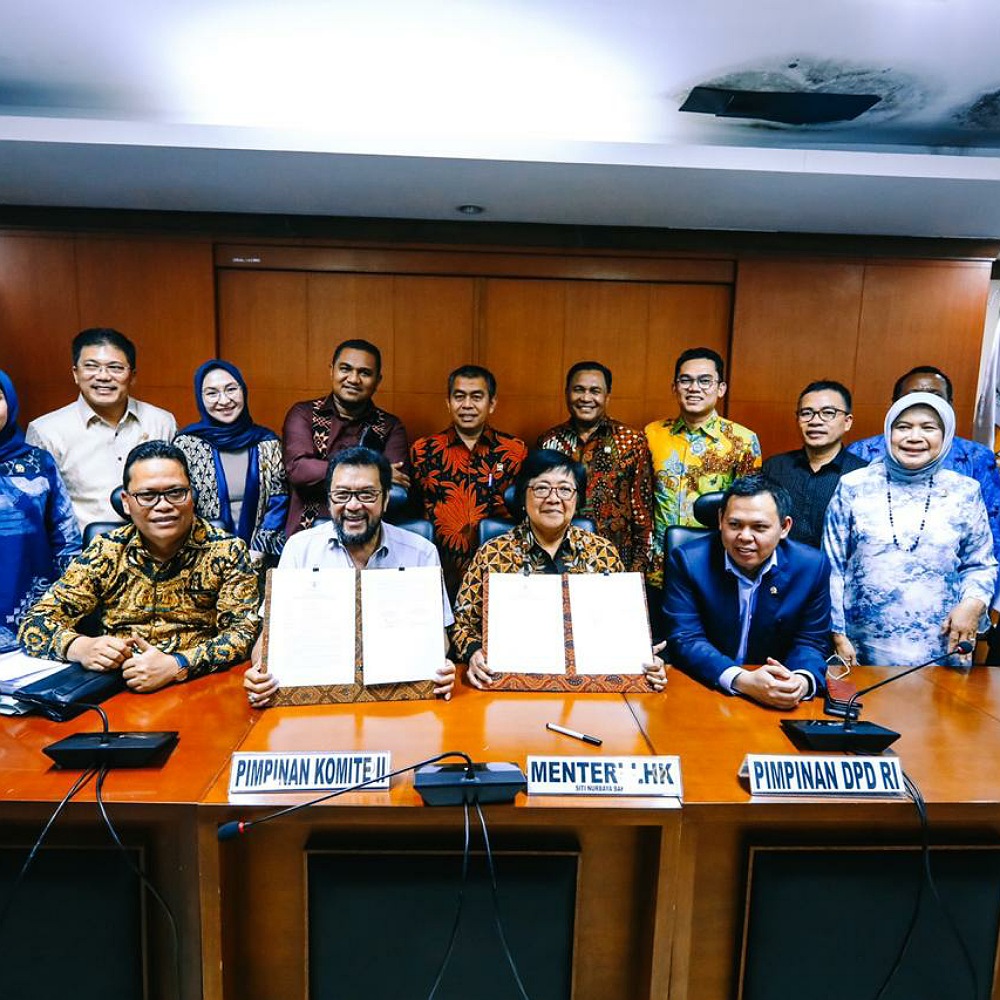 Sejahterakan Daerah, Komite II DPD RI Jalin Kerja Sama dengan Kementerian LHK