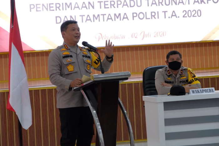 Penerimaan Akpol-Tamtama 2020, Kapolda Riau: Yang Titipkan Nomor Ujian, Saya Diskualifikasi