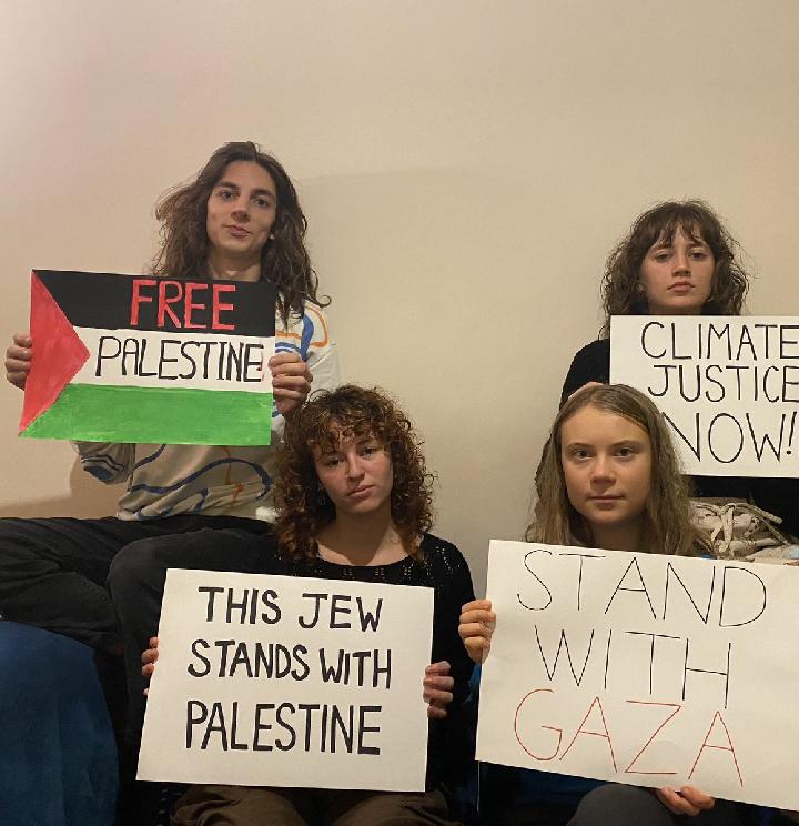 Greta Thunberg Serukan Dukungan Palestina