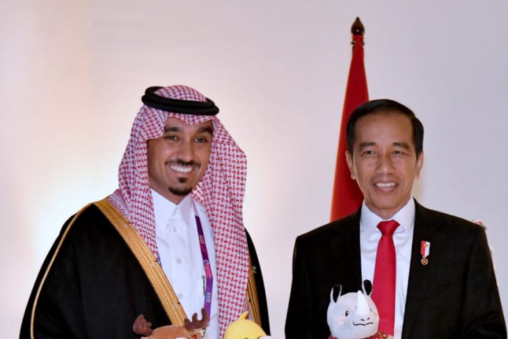 Presiden Jokowi Terima Pangeran Abdulaziz