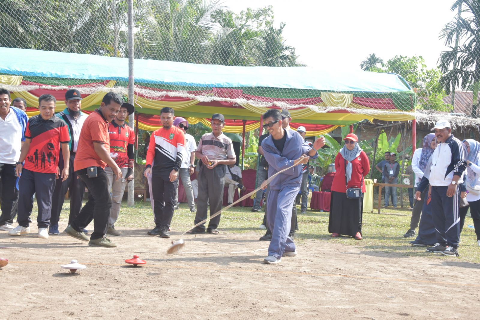 Lomba Gasing di Hari Jadi ke-513 Bengkalis: Melestarikan Permainan Rakyat