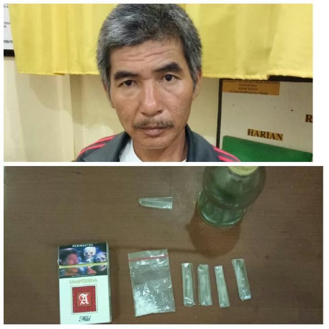 Pengedar Bersama Empat Paket Sabu Diamankan Polres Dumai