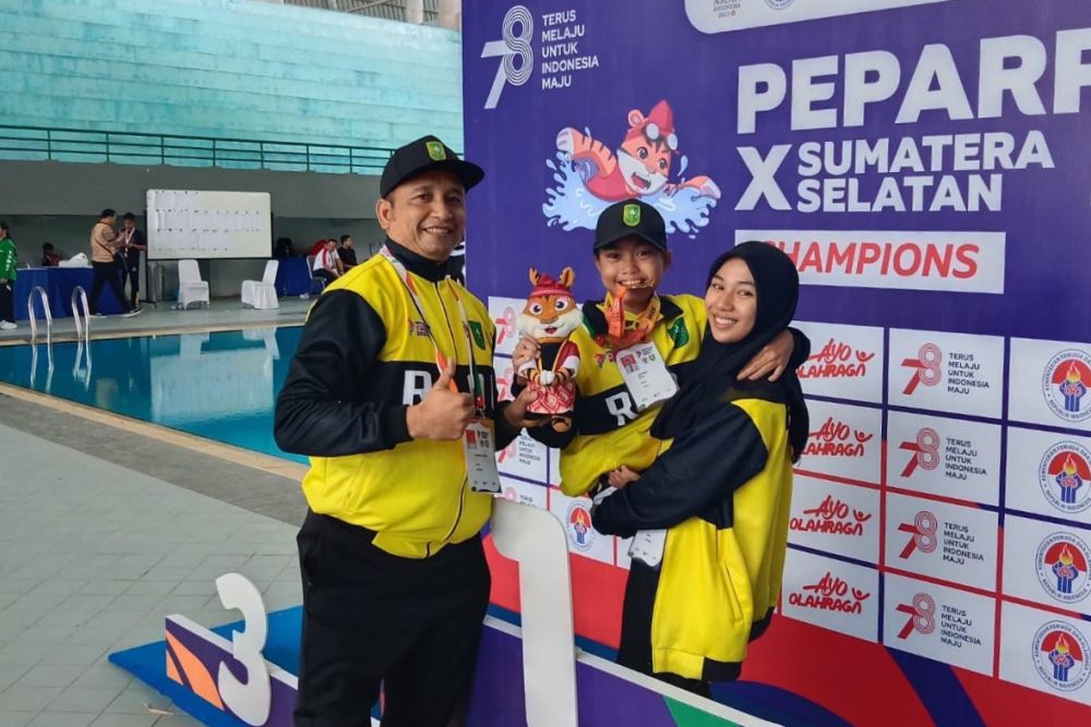 Atlet Renang Sumbang Emas Untuk Riau Dalam Peparpenas X 2023