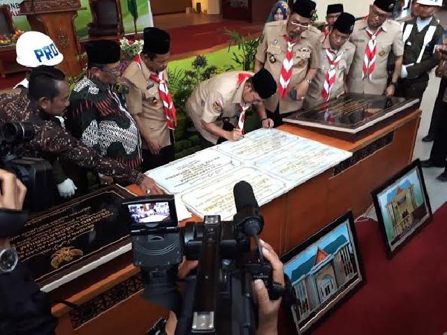 Selain Membuka PW PTK, Menteri Agama Resmikan 6 Aset SBSN di Riau