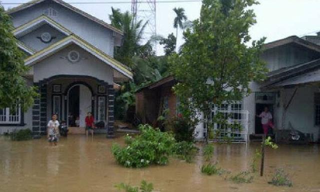 Rumah Warga Terendam Banjir