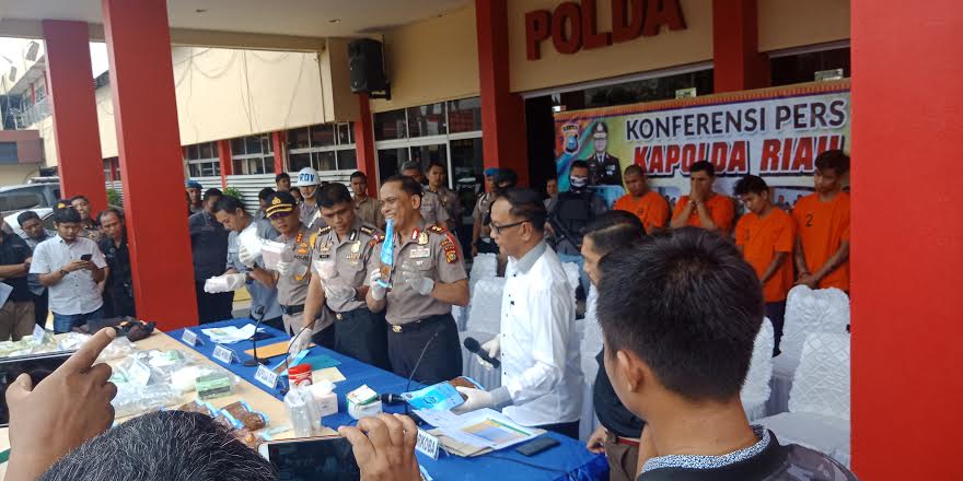 Polda Riau Ungkap Modus Baru Pengedar Narkoba