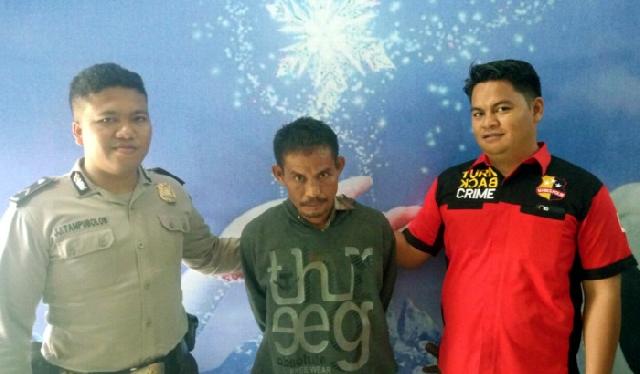 Pria Bejat yang Hamili Anak Tirinya di Kampar Ditangkap di Padang Sidempuan