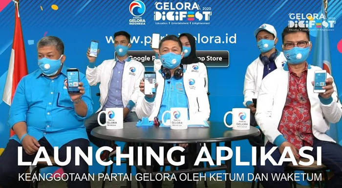 Gelora Jadi Partai Pelopor Digital