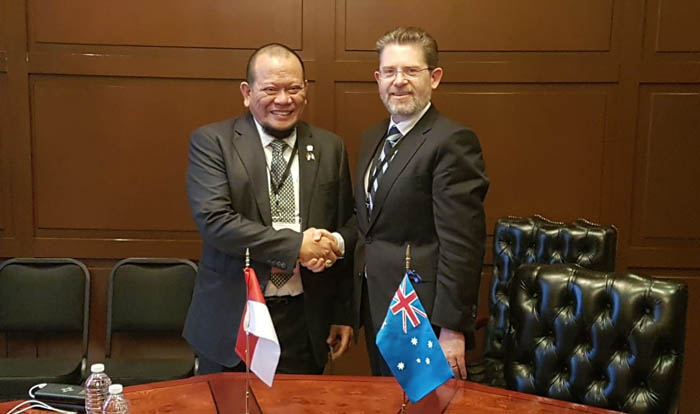 Kepada Ketua DPD RI Presiden Senat Australia Tegaskan, Papua Milik Indonesia