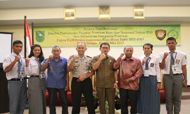 Empat Paskibraka Riau Ikuti Seleksi Nasional