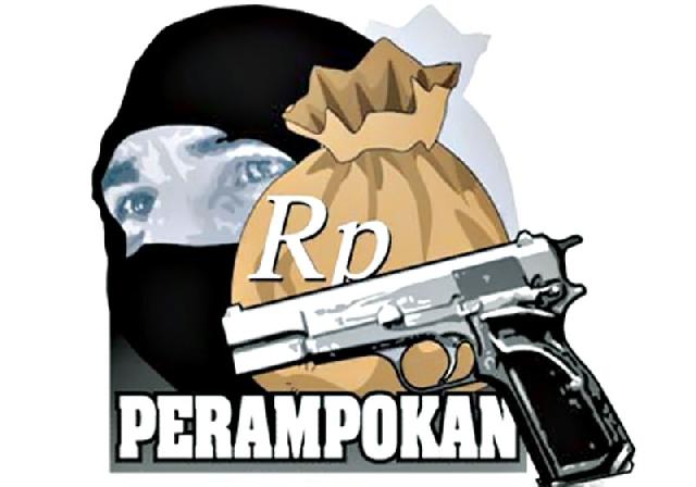 Satpam Diikat, Rampok Gasak Rp200 Juta