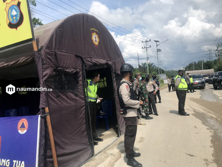 Hari Pertama Peniadaan Mudik, Jalur Lintas Riau-Sumbar Terpantau Lengang