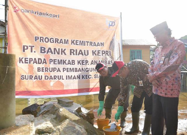 Pemkab Anambas Wujudkan CSR Bank Riau Kepri dengan Membangun Musala