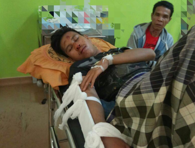 Kerbau Ternak di XIII Koto Kampar Serang Warga
