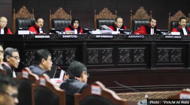 MK Tolak Eksepsi Tim Jokowi soal Berkas Gugatan Baru Tim Prabowo