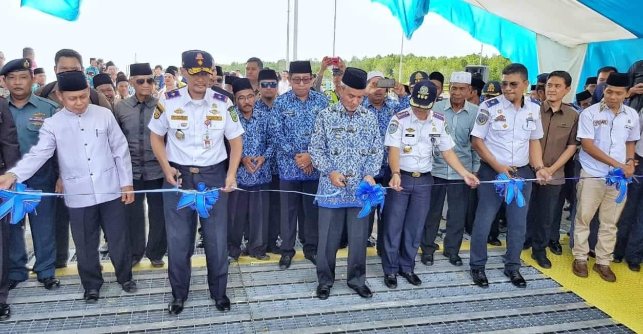 Wabup Meranti Lepas Uji Coba RoRo Alai Insit Laut-Buton Siak, Ratusan Warga Serbu Pelabuhan