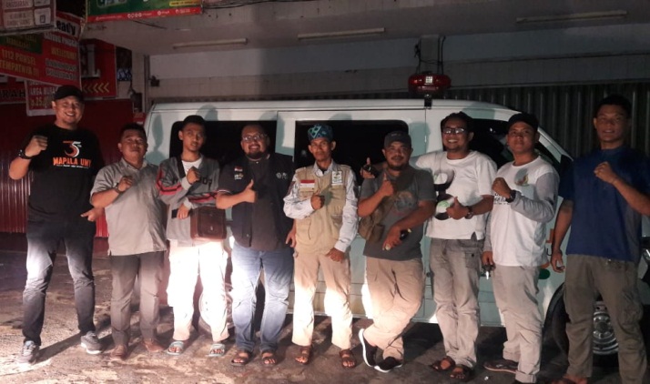 LAZISMU Pekanbaru Kirim 8 Relawan ke Lampung