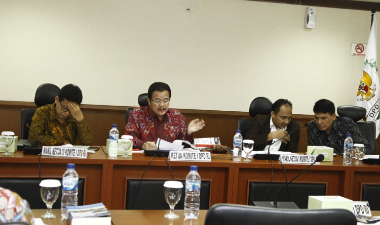 Komite I DPD RI Usulkan Pembentukan Pansus Papua