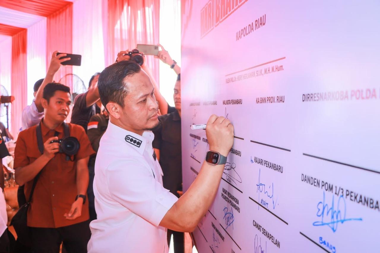 Deklarasi Kampung Bersih Narkoba, Wako Agung Sebut Langkah Perubahan yang Nyata