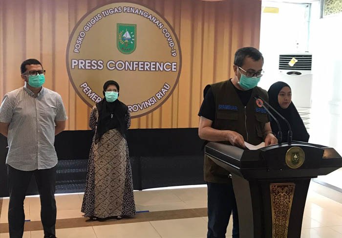Pasien Positif di Riau Bertambah Lagi 8, Melonjak Tajam Jadi 53 Orang