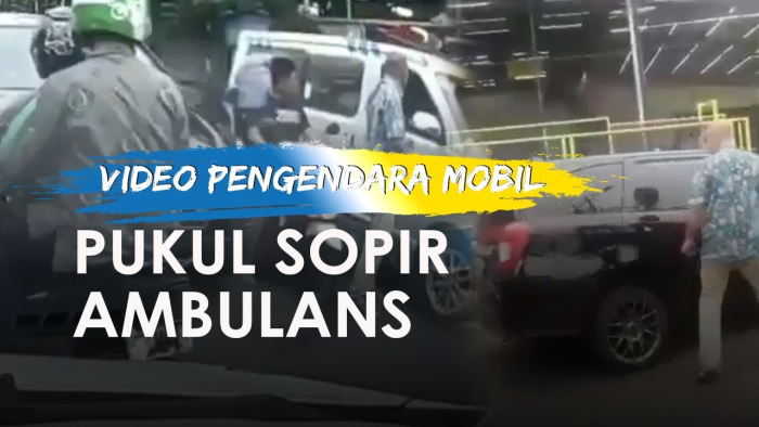 Pemobil yang Viral Pukul Sopir Ambulans Diperiksa Polisi