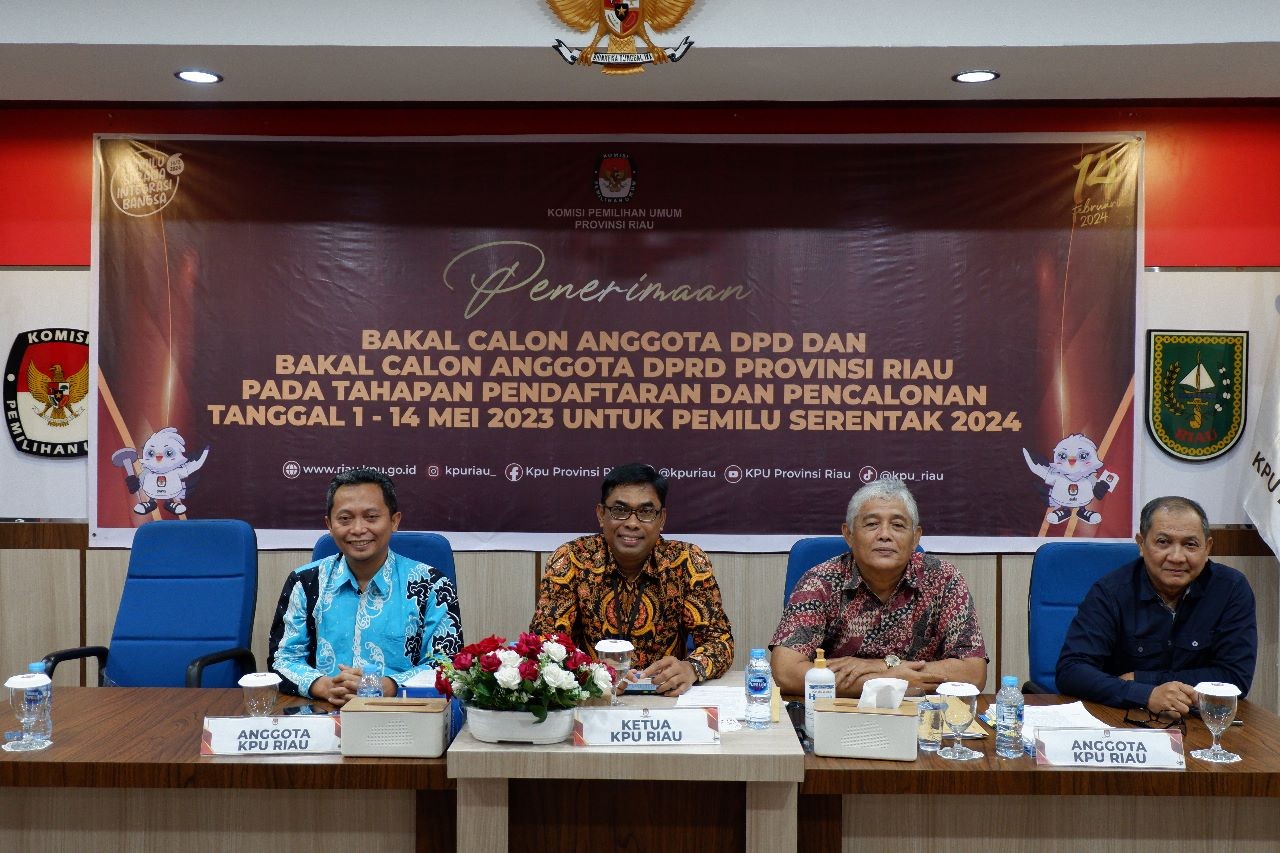 KPU Riau Mulai Tahapan Verifikasi Adminitrasi