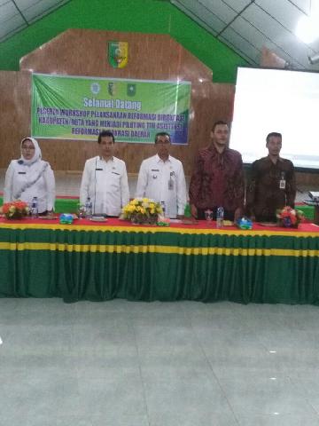 Bupati Kuansing Buka Workshop Pelaksanaan Reformasi Birokrasi Daerah