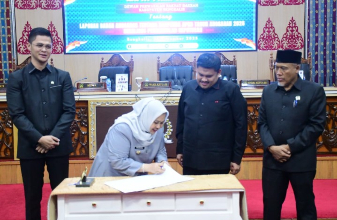 APBD 2026 Bengkalis Disahkan Rp2,8 Triliun