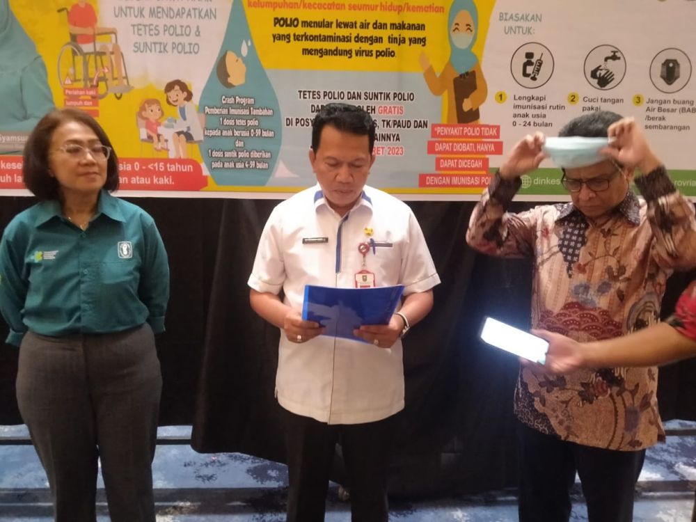 Catat, 6 Maret Pemerintah Lakukan Imunisasi Polio Massal di Riau