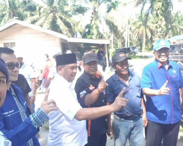 Pedagang di Kandis Siap Menangkan Syamsuar - Edy Nasution Jadi Pemimpin Riau