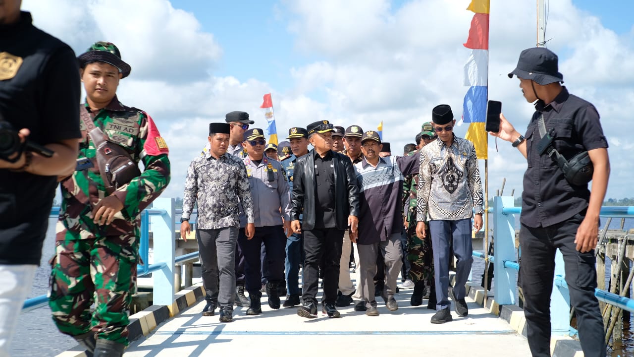 Pelabuhan Desa Penyagun Diresmikan