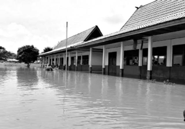Terendam Banjir, SD Muara Sako Diliburkan