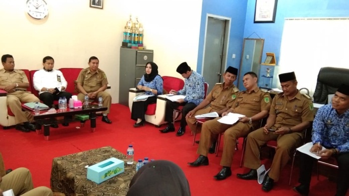 Tingkatkan APBD Melalui PBB, Camat Bagan Sinembah Gelar Rapat Bersama