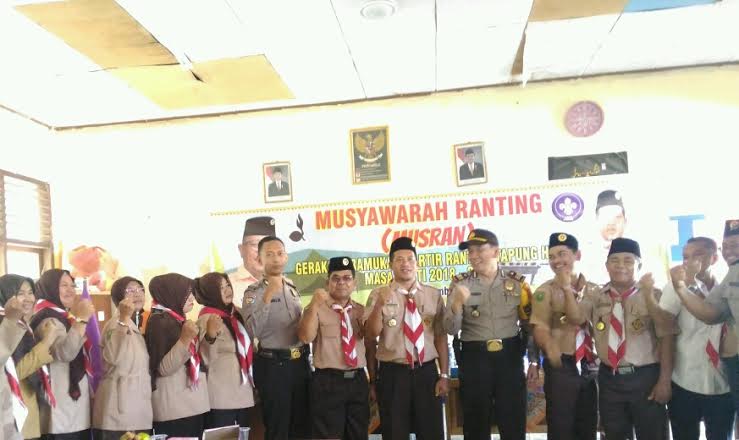 Pramuka Kwartir Ranting Tapung Hulu Gelar Musran
